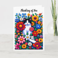 Pixel Art Katten en Bloemen die aan Je Denken