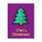 Pixel art kerstboom groen met versieringen