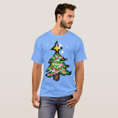 Pixel Art Kerstboom Oversized T-shirt (Voorkant volledig)