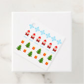 Pixel Art Kerstmis Bedankjes Labels (In situ)