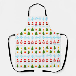 Pixel Art Kerstmis Schort