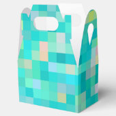 Pixel Art Meerkleurig Patroon Bedankdoosjes (Geopend)