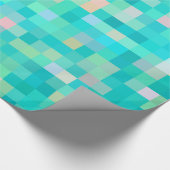 Pixel Art Multicolor Pattern Cadeaupapier (Hoek)