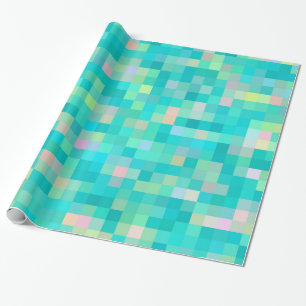 Pixel Art Multicolor Pattern Cadeaupapier