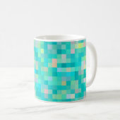 Pixel Art Multicolor Pattern Koffiemok (Voorkant rechts)