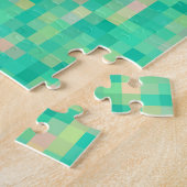 Pixel Art Multicolor Pattern Legpuzzel (Zijkant)