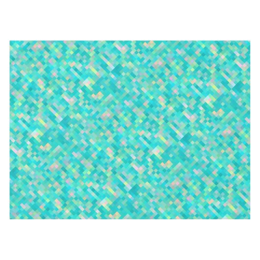 Pixel Art Multicolor Pattern Tafelkleed (Voorkant (Horizontaal))
