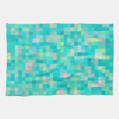 Pixel Art Multicolor Pattern Theedoek (Horizontaal)