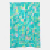 Pixel Art Multicolor Pattern Theedoek (Verticaal)