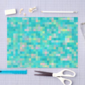 Pixel Art Multicolor Pattern Tissuepapier (Craft)
