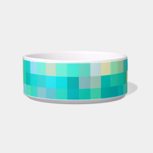 Pixel Art Multicolor Pattern Voerbakje