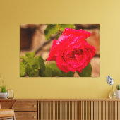 PIXEL ART op opgerekt canvasprint Canvas Afdruk (Insitu (Woonkamer))