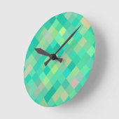 Pixel Art Pattern Ronde Klok (Hoek)