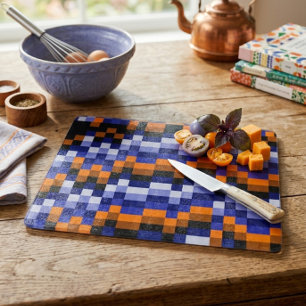 Pixel Art Pop Decoratieve Glas Snijplank