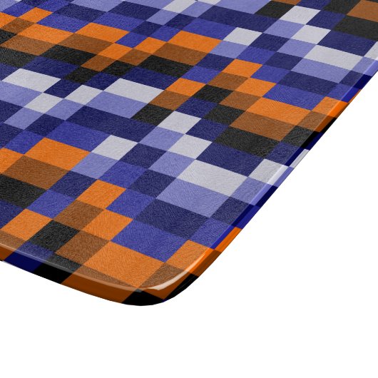 Pixel Art Pop Decoratieve Glassnijplank Snijplank (Hoek)