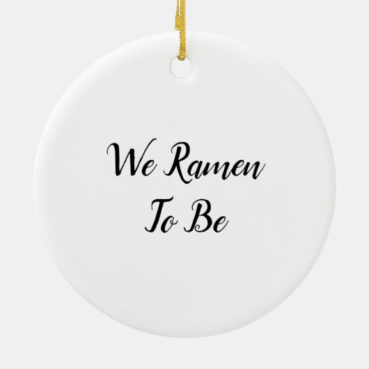 Pixel Art Ramen Noodles Keramisch Ornament (Achterkant)