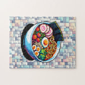 Pixel Art Ramen Noodles Legpuzzel (Horizontaal)