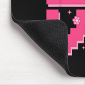 Pixel Art Retro 60s 70s Style Hippie Outfit Love C Muismat (Hoek)