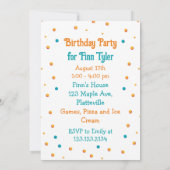 Pixel Art Robot Boy's Verjaardagsfeest Kaart (Achterkant)