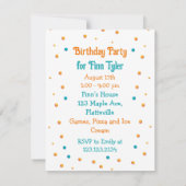 Pixel Art Robot Boy's Verjaardagsfeest Kaart (Achterkant)