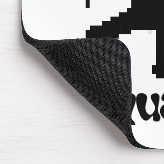 Pixel Art Sasquatch Muismat (Hoek)