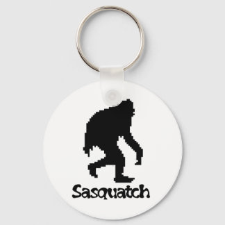 Pixel Art Sasquatch Sleutelhanger