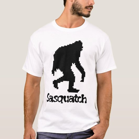 Pixel Art Sasquatch T-shirt (Voorkant)