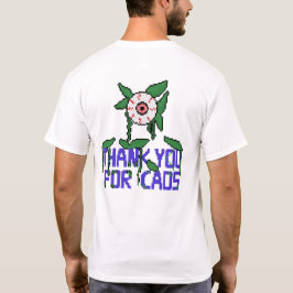 Pixel Art Scary Pumpkin & Eyeball Horror T-shirt