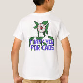 Pixel Art Scary Pumpkin & Eyeball Horror T-shirt (Achterkant)