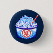 Pixel Art Shaved Ice Button (Voorkant)