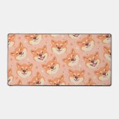 Pixel Art Shiba Inu Desk Mat (Voorkant)