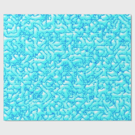 Pixel Art Sneeuwoppervlak Cadeaupapier (Vlak)