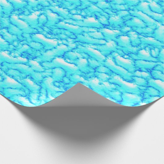 Pixel Art Sneeuwoppervlak Cadeaupapier (Hoek)