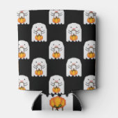 Pixel art spook: Halloween patroon Blikjeskoeler (Achterkant)