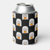 Pixel art spook: Halloween patroon Blikjeskoeler (Blikje Achterkant)