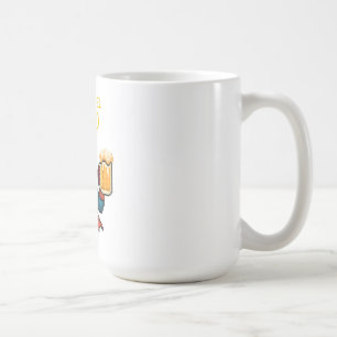 Pixel Art Superheld Dad Mok, Vaderdag Gift Koffiemok