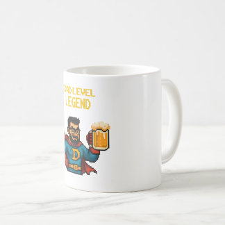 Pixel Art Superheld Dad Mok, Vaderdag Gift Koffiemok