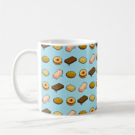 Pixel Art Tasty Biscuit Cookie Selection Patroon Koffiemok