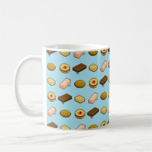 Pixel Art Tasty Biscuit Cookie Selection Patroon Koffiemok