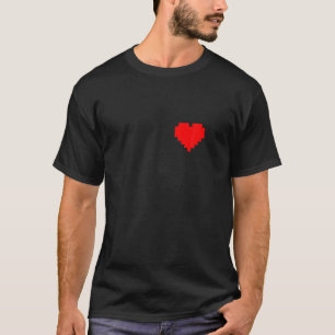 Pixel Art Valentijnsdag G T-shirt