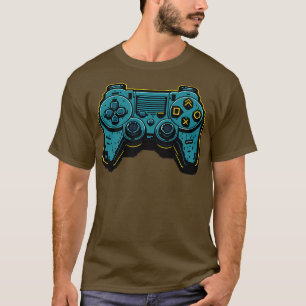 Pixel Art-videogamecontroller T-shirt