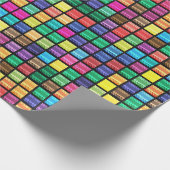 Pixel art videogaming cadeaupapier (Hoek)