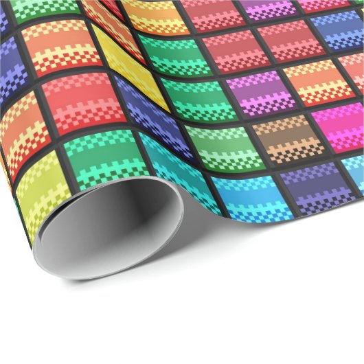 Pixel art videogaming cadeaupapier (Rol Hoek)