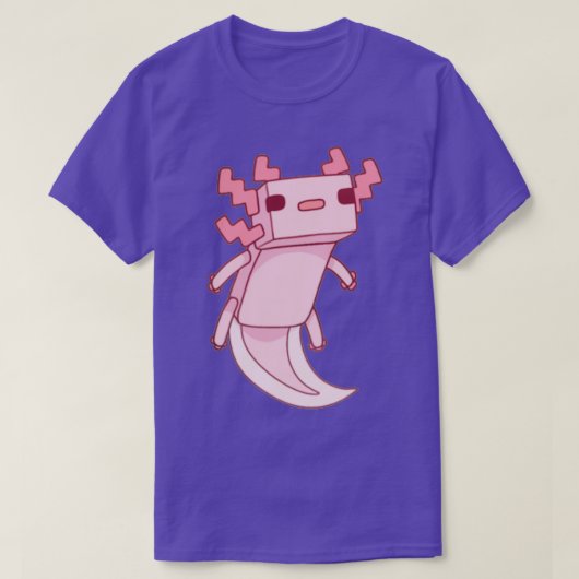 Pixel Axolotl 1 T-shirt (Design voorkant)
