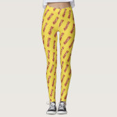 Pixel Bacon-Leggings Leggings (Voorkant)