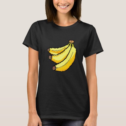 Pixel Banaan T-shirt (Voorkant)