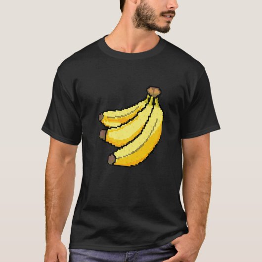 Pixel  Banana T-shirt (Voorkant)
