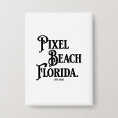 Pixel Beach Florida Button (Voorkant)