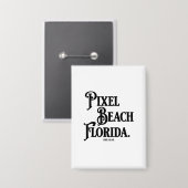 Pixel Beach Florida Button (Voorkant / Achterkant)