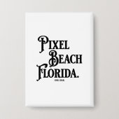 Pixel Beach Florida Knop Button (Voorkant)